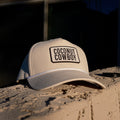 Coconut Cowboy Patch Curved 5 Panel Canvas Hat