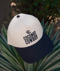 Coconut Cowboy Logo Curved 5 Panel Canvas Hat